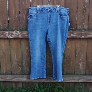Ava Viv High-Rise Ankle Bootcut Jeans Size 20W NWT